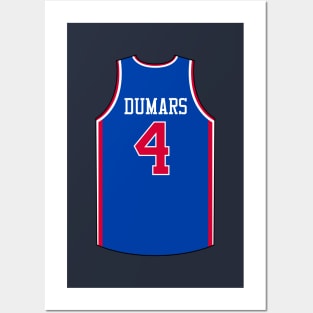 Joe Dumars Detroit Jersey Qiangy Posters and Art